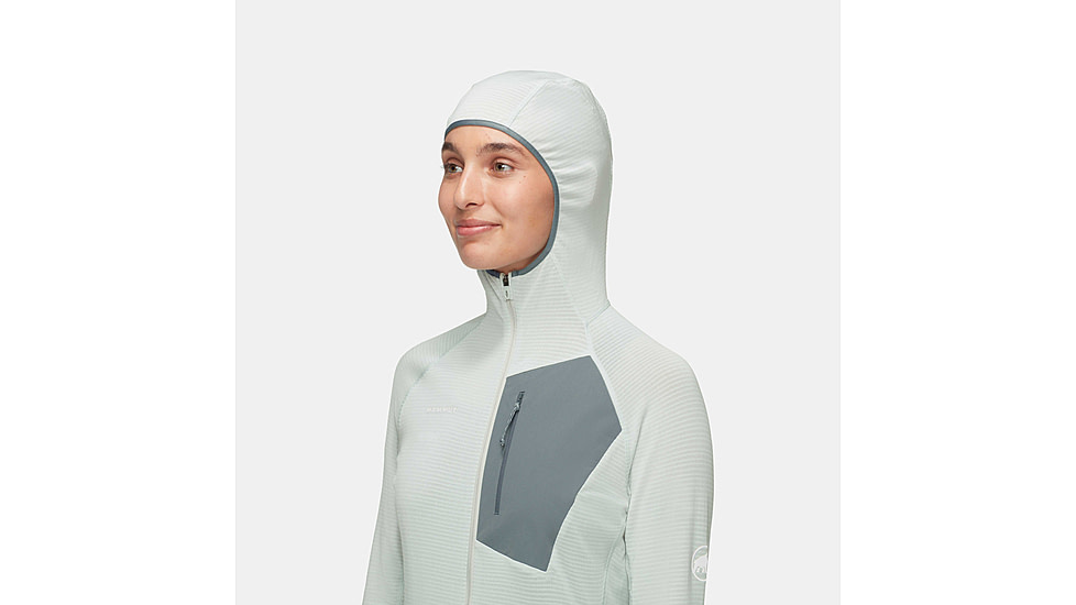 Mammut Aenergy Light ML Hooded Jacket - Womens, Silver Sage/Strata, Medium, 1014-05551-1303-114