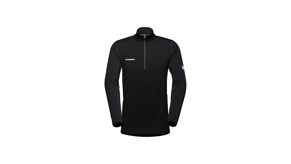 Mammut Aenergy ML Half Zip Pull Top - Men's, Black, Extra Large, 1016-01100-0001-116