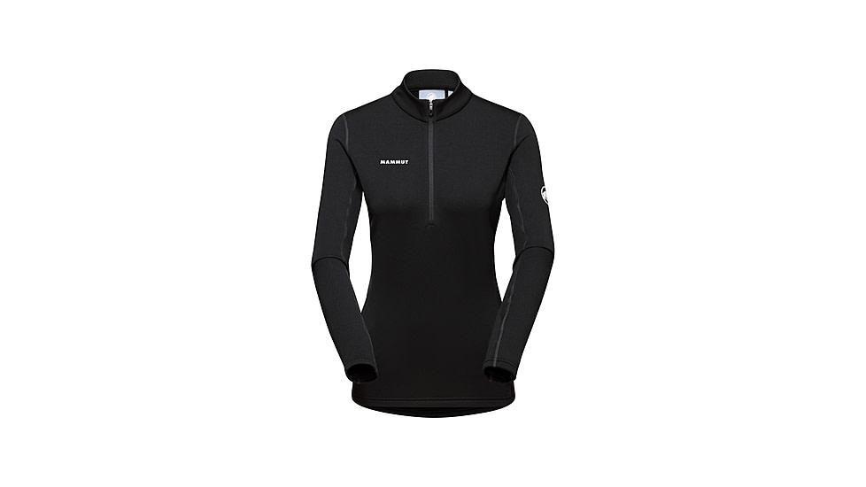 Mammut Aenergy ML Half Zip Pull Top - Womens, Black, Extra Large, 1016-01110-0001-116