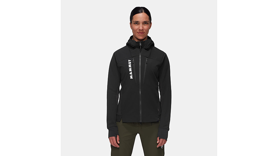 Mammut Aenergy SO Hybrid Hooded Jacket - Womens, Black, Small, 1011-01930-0001-113