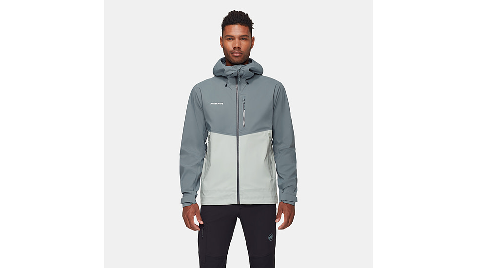 Mammut Alto Guide HS Hooded Jacket - Mens, Silver Sage/Strata, 2XL, 1010-29561-1303-117