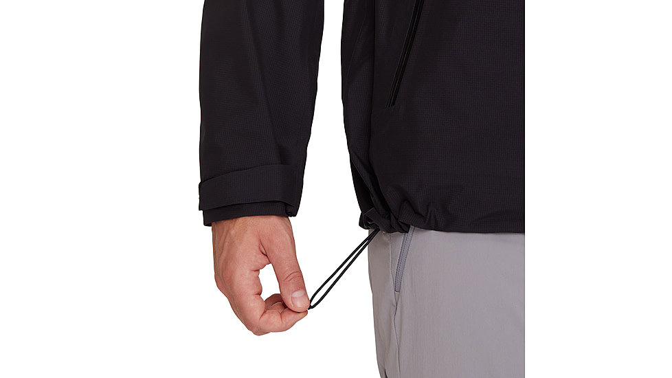 Mammut Alto Light HS Hooded Jacket - Mens, Black, 3XL, 1010-30660-0001-118