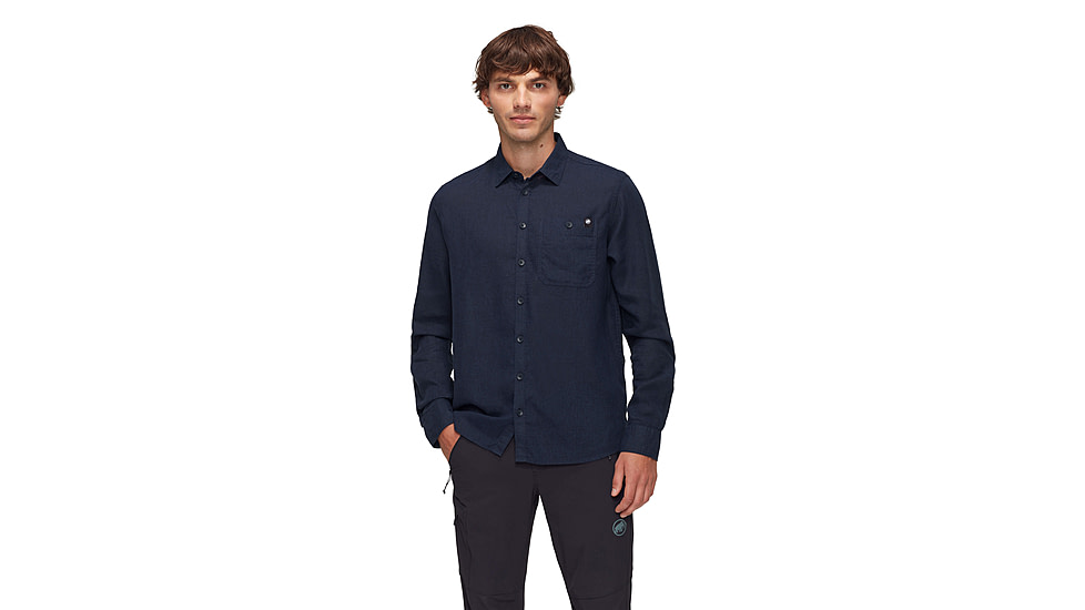 Mammut Alvra Summer Long Sleeve Shirt - Mens, Marine, 3XL, 1015-01570-5118-118