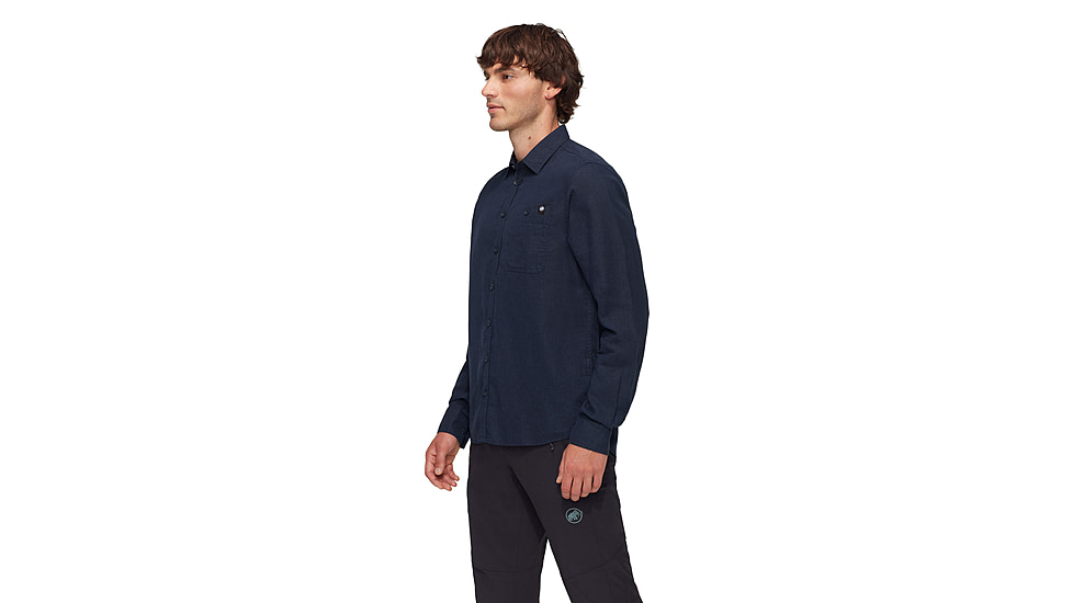 Mammut Alvra Summer Long Sleeve Shirt - Mens, Marine, 3XL, 1015-01570-5118-118