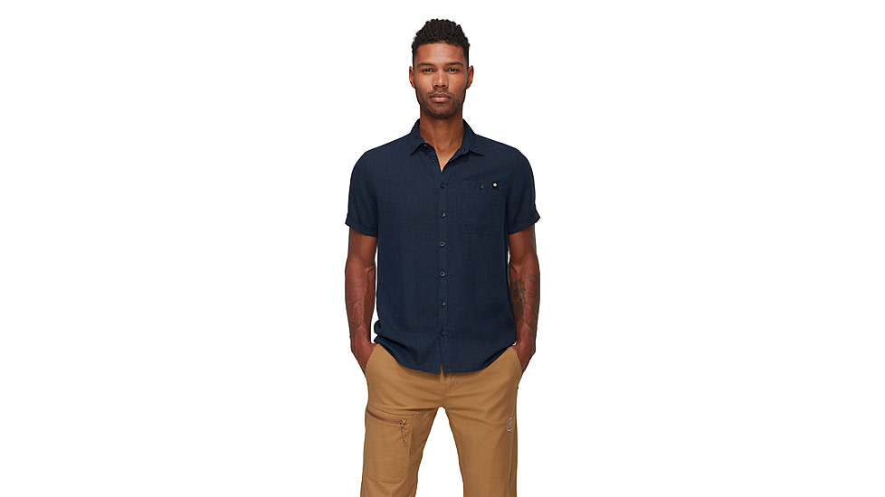 Mammut Alvra Summer Shirt - Mens, Marine, 3XL, 1015-01580-5118-118