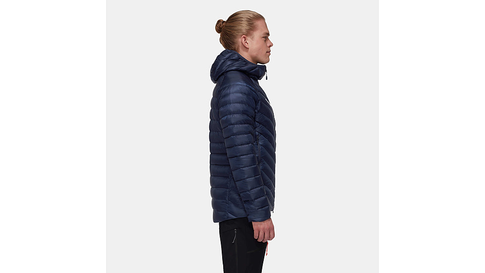 Mammut Broad Peak IN Hooded Jacket - Mens, Marine/Black, Large, 1013-02961-5975-115