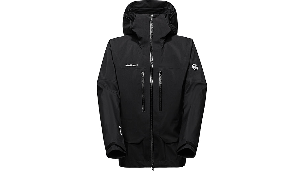 Mammut Crater Pro HS Hooded Jacket - Mens, Black, Large, 1010-31680-0001-115