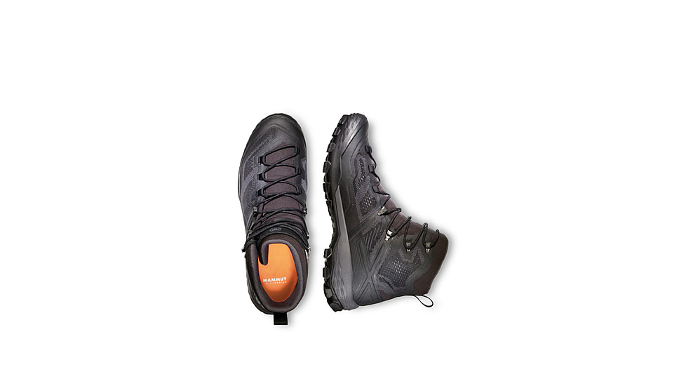 Mammut Ducan High GTX Shoes - Mens, Balck/Black, US 10, 3030-03471-0052-1090
