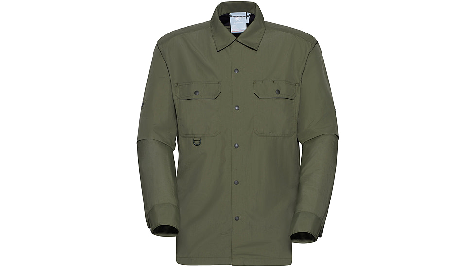 Mammut Highland Long Sleeve Shirt - Mens, Dark Marsh, Extra Large, 1015-01640-40284-116