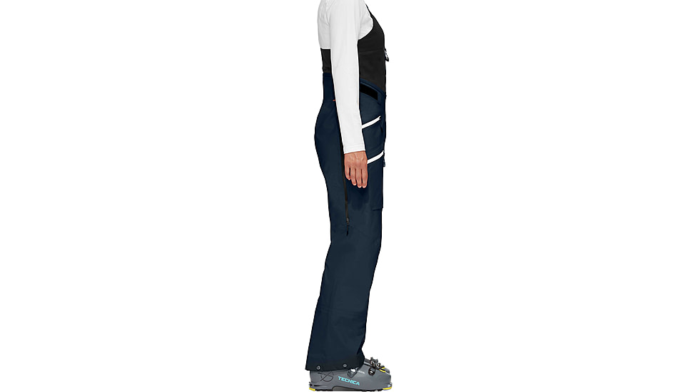 Mammut La Liste Pro HS Bib Pants - Womens, Marine/White, US 6, 1020-12820-5899-36-10