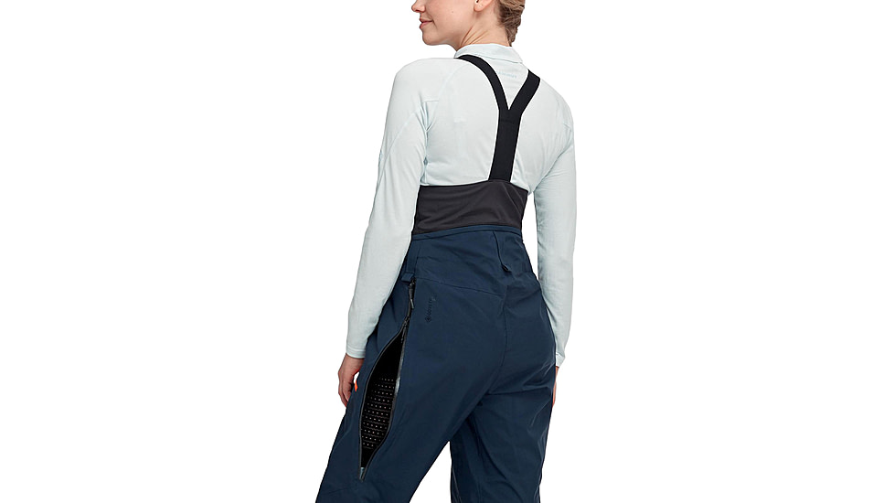 Mammut La Liste Pro HS Bib Pants - Womens, Marine/White, US 6, 1020-12820-5899-36-10