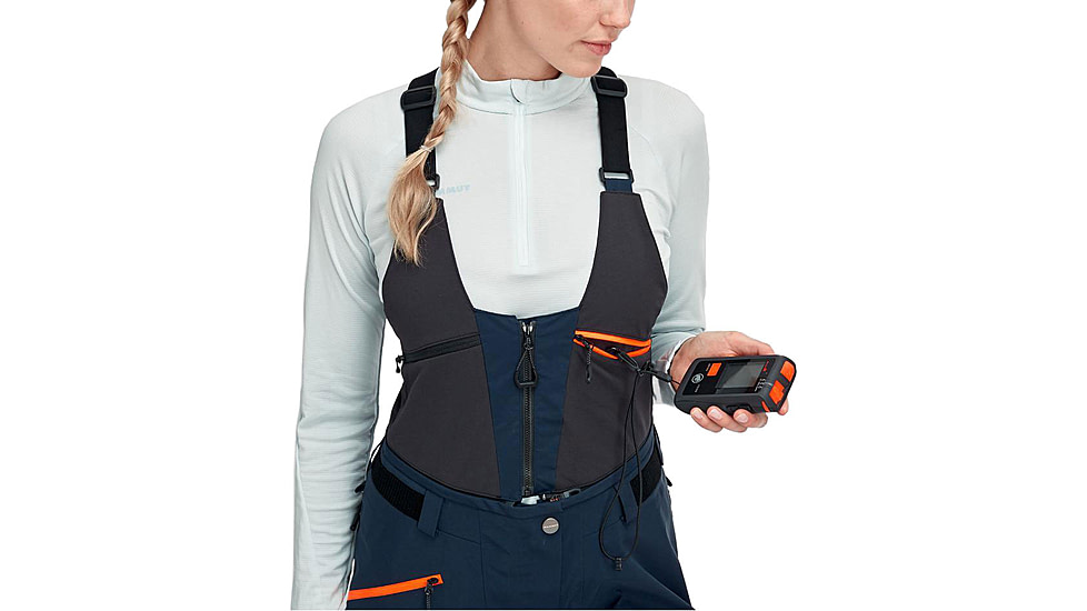 Mammut La Liste Pro HS Bib Pants - Womens, Marine/White, US 6, 1020-12820-5899-36-10