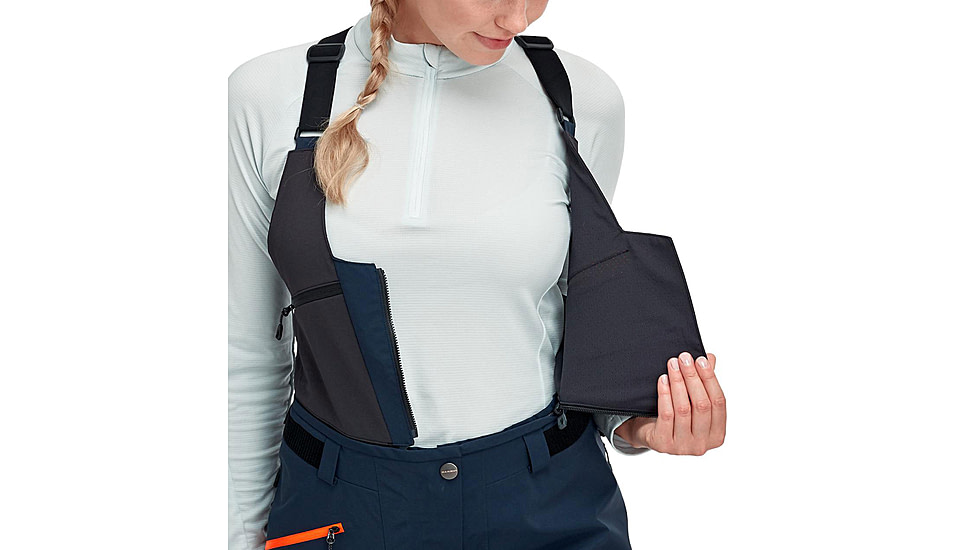 Mammut La Liste Pro HS Bib Pants - Womens, Marine/White, US 6, 1020-12820-5899-36-10