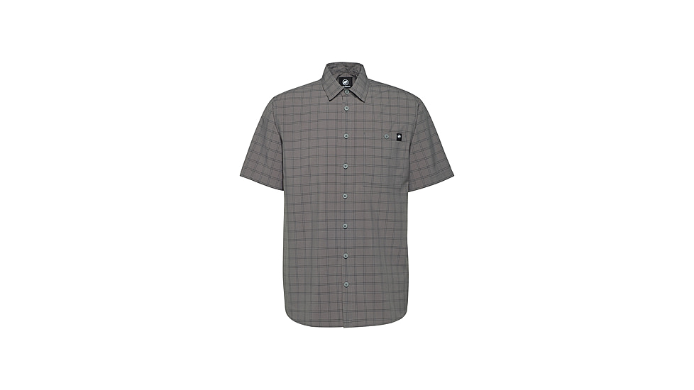 Mammut Lenni Shirt - Mens, Steel-Black, S, 1015-01471-00722-113