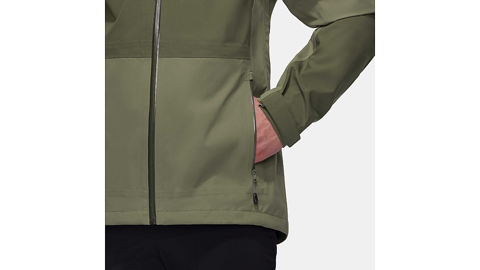 Mammut Linard Guide HS Hooded Jacket - Mens, Marsh/Dark Marsh, Large, 1010-30950-40300-115