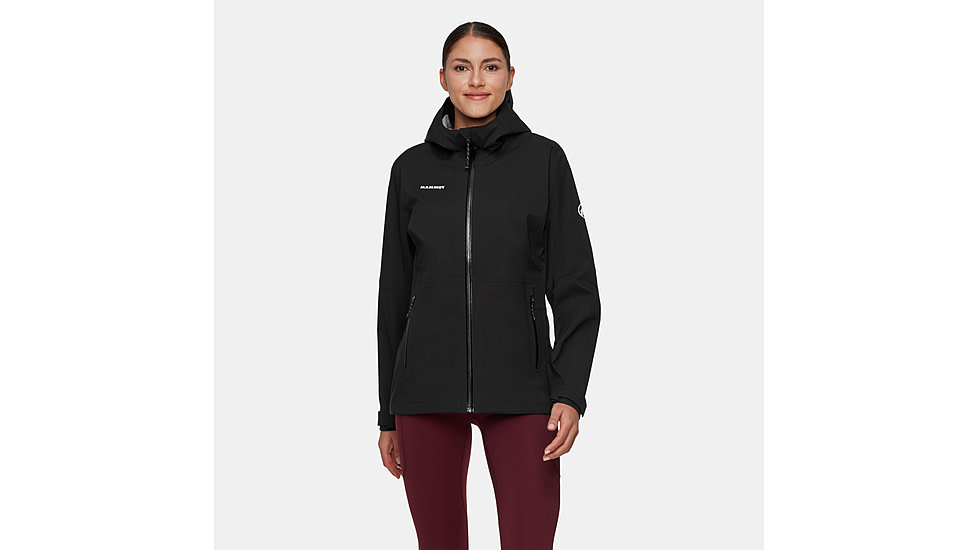 Mammut Linard Guide HS Hooded Jacket - Womens, Black, Large, 1010-30970-0001-115