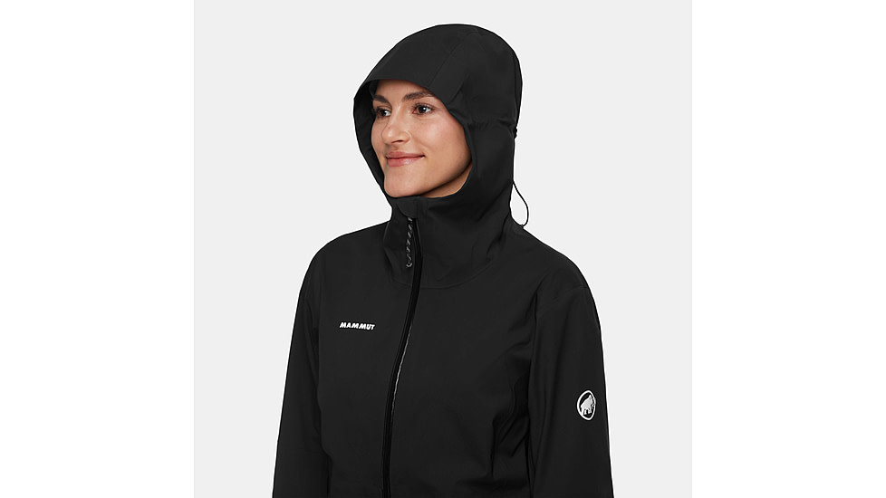 Mammut Linard Guide HS Hooded Jacket - Womens, Black, Large, 1010-30970-0001-115