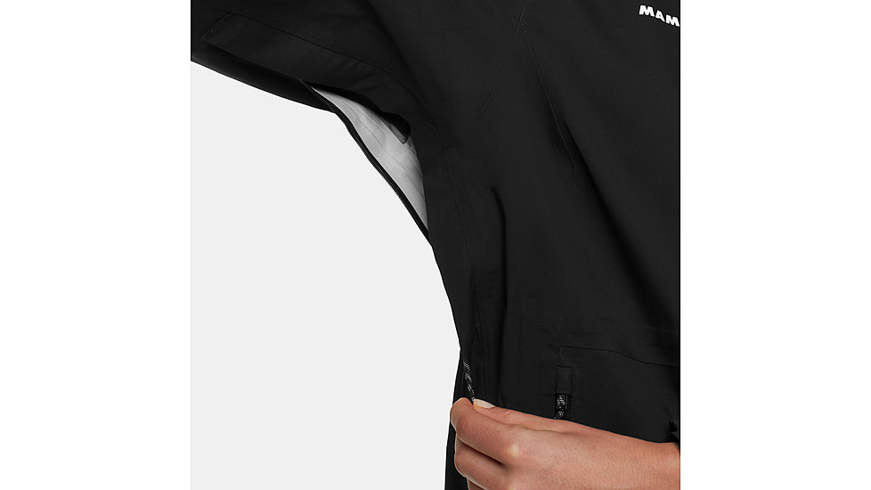 Mammut Linard Guide HS Hooded Jacket - Womens, Black, Large, 1010-30970-0001-115