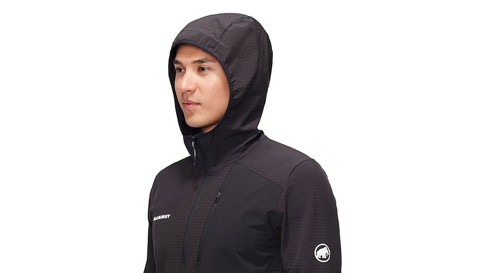 Mammut Madris Light ML Half Zip Hoody - Mens, Black, XL, 1014-06050-0001-116