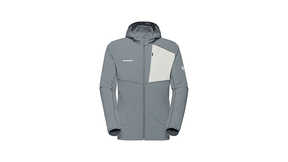 Mammut Madris Light ML Hooded Jacket - Mens, Strata-Silver Sage, S, 1014-03842-00793-113