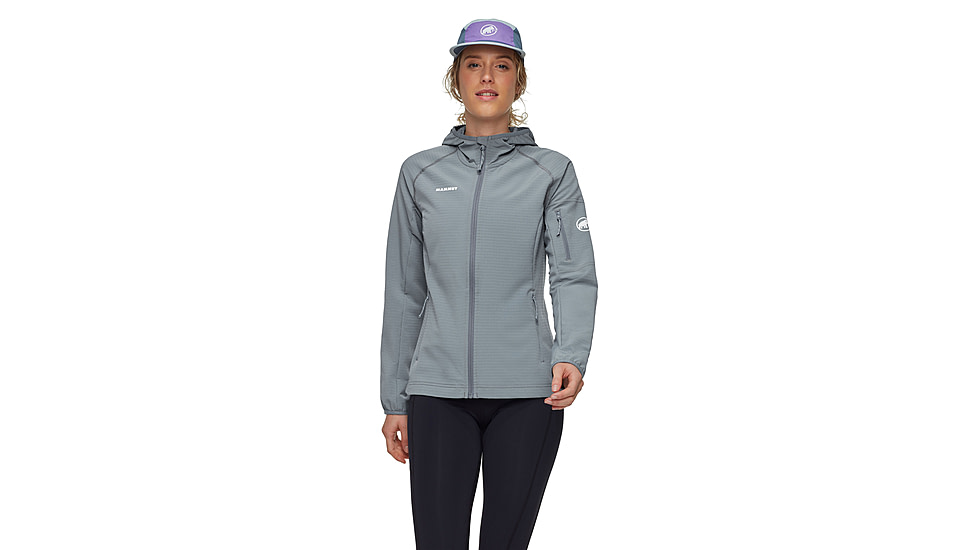 Mammut Madris Light ML Hooded Jacket - Womens, Strata, L, 1014-03852-00789-115