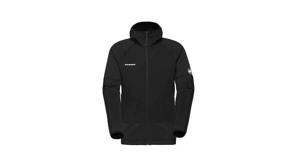 Mammut Massone ML Hooded Jacket - Mens, Black, XL, 1014-06190-0001-116