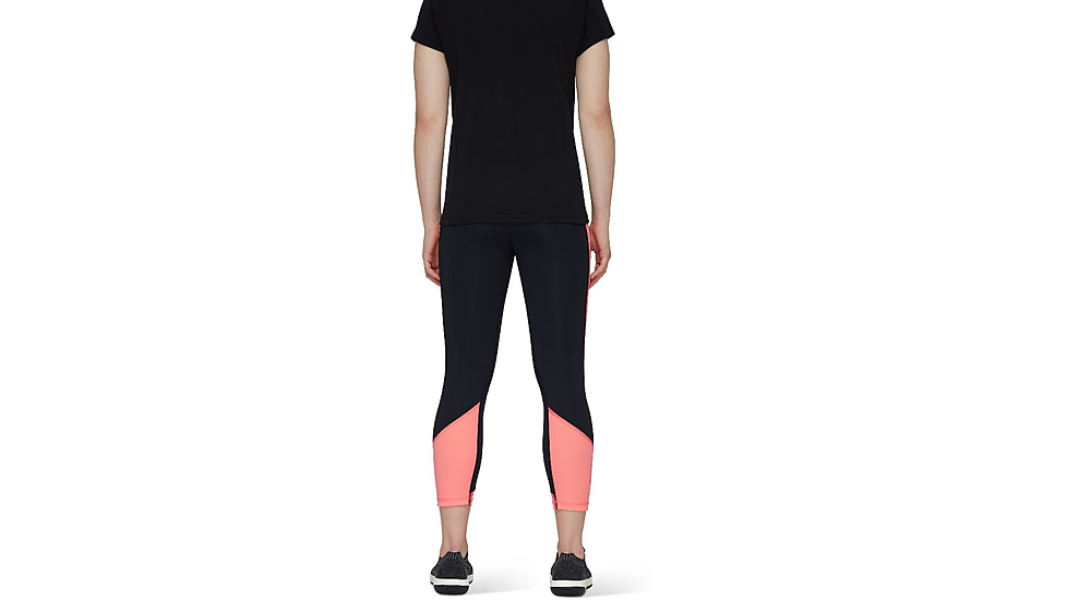 Mammut Massone Tights 7/8 Pants - Womens, Black Salmon, Small, 1022-02030-00699-113