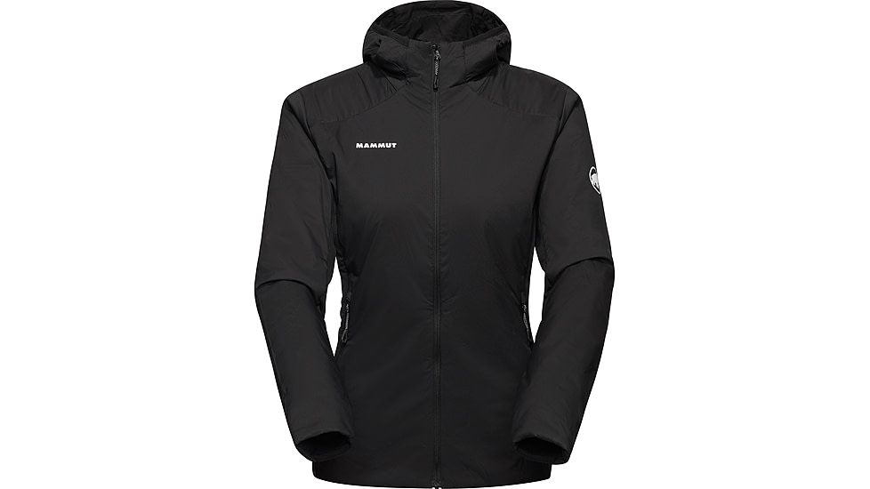 Mammut Rime Light IN Flex Hooded Jacket - Womens, Black, Large, 1013-03170-0001-115