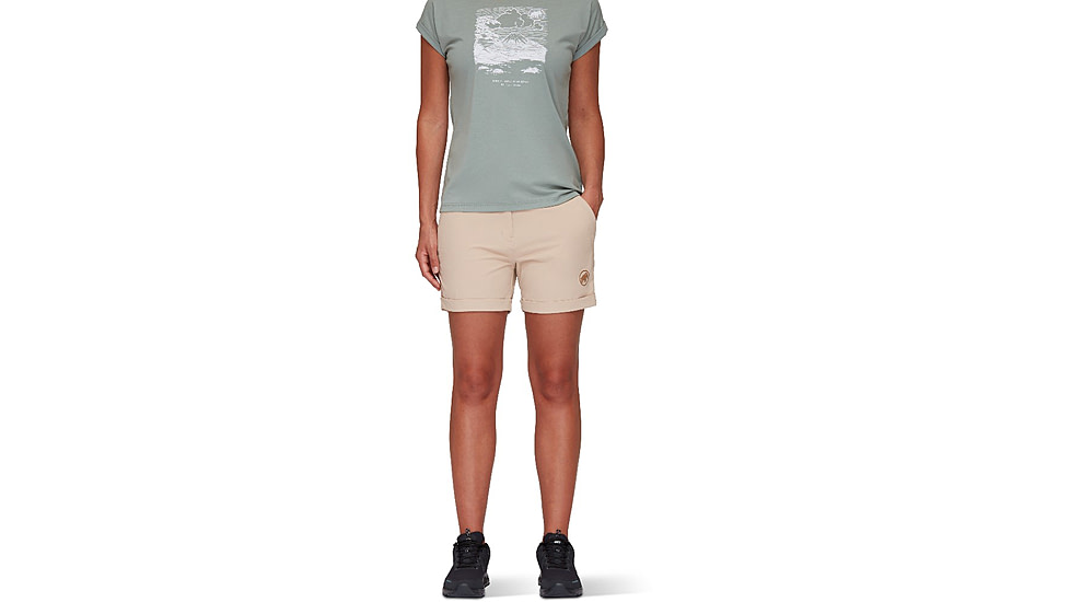 Mammut Runbold Roll Cuff Shorts - Womens, Savannah, 34, 1023-00700-7517-34-10
