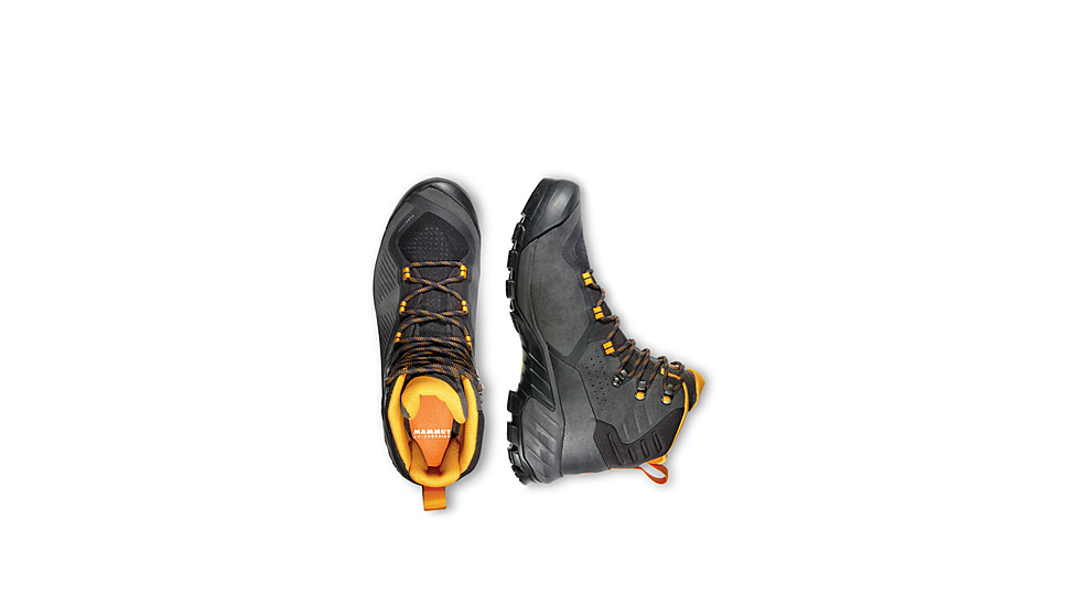 Mammut Sapuen High GTX Hiking Shoes - Mens, Black/Dark Radiant, US 10.5, 3030-04241-00132-1095