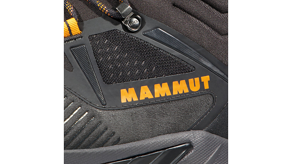 Mammut Sapuen High GTX Hiking Shoes - Mens, Black/Dark Radiant, US 10.5, 3030-04241-00132-1095