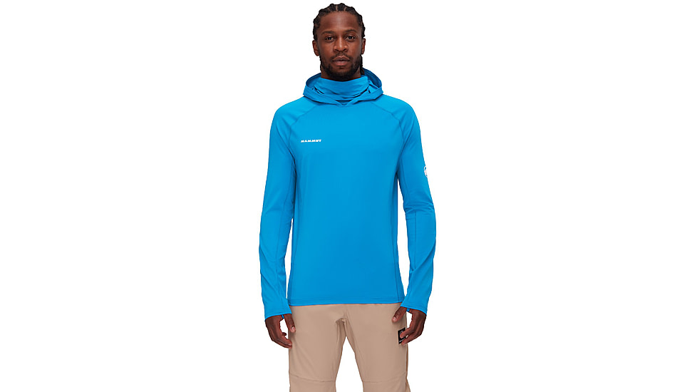 Mammut Selun FL Sun Hoody - Mens, Glacier Blue, Medium, 1016-01420-50589-114