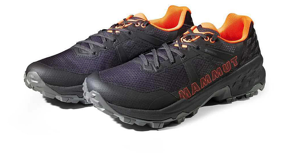 Mammut Sertig II Low GTX - Men's, Black/Vibrant Orange, 11.5 US, 3030-04280-00533-1105