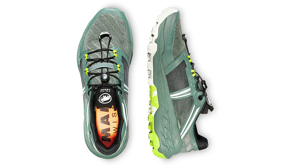 Mammut Sertig TR Low Running Shoe - Women's, Dark Jade/White, 6UK/7.5US, 3030-04950-40247-1060