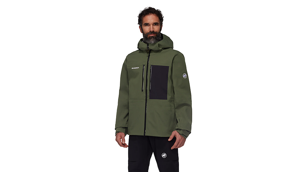 Mammut Stoney HS Hooded Jacket - Mens, Dark Marsh, Small, 1010-31010-40294-113
