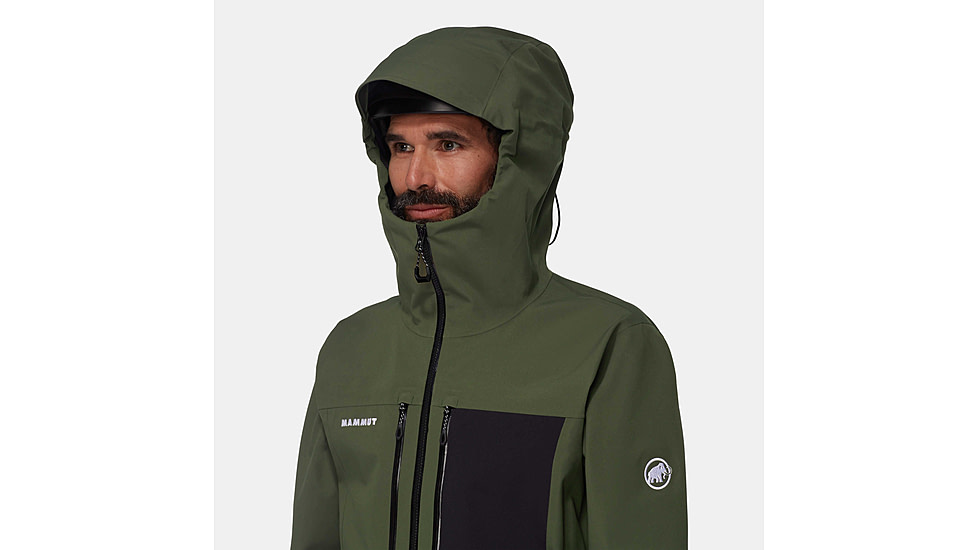 Mammut Stoney HS Hooded Jacket - Mens, Dark Marsh, Small, 1010-31010-40294-113