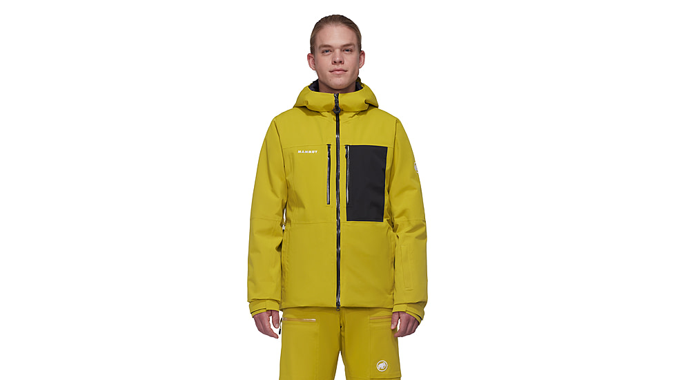 Mammut Stoney HS Thermo Hooded Jacket - Mens, Aura/Black, Medium, 1010-31060-40288-114