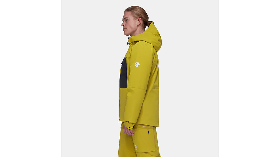 Mammut Stoney HS Thermo Hooded Jacket - Mens, Aura/Black, Medium, 1010-31060-40288-114