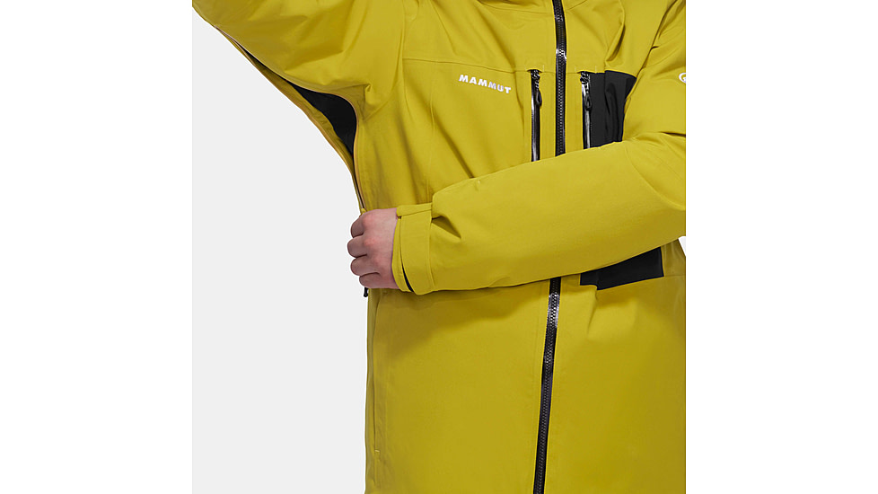 Mammut Stoney HS Thermo Hooded Jacket - Mens, Aura/Black, Medium, 1010-31060-40288-114