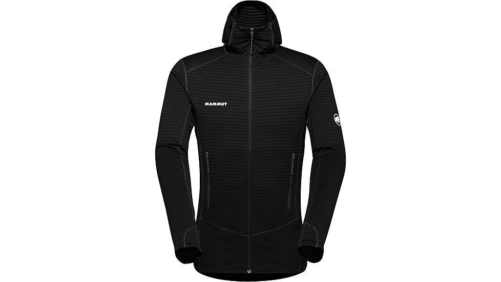 Mammut Taiss Light ML Hooded Jacket - Mens, Black, 2XL, 1014-04530-0001-117
