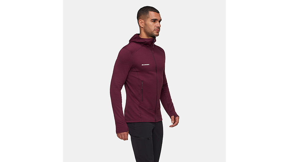 Mammut Taiss Light ML Hooded Jacket - Men's, Vin, Extra Large, 1014-04530-3800-116