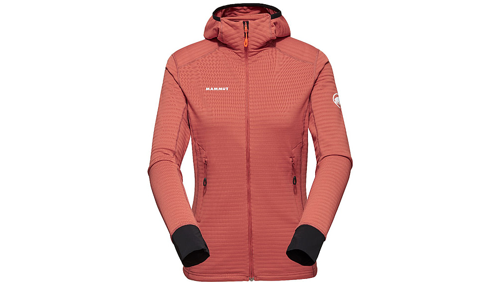 Mammut Taiss Light ML Hooded Jacket - Womens, Brick/Black, Small, 1014-04540-3007-113