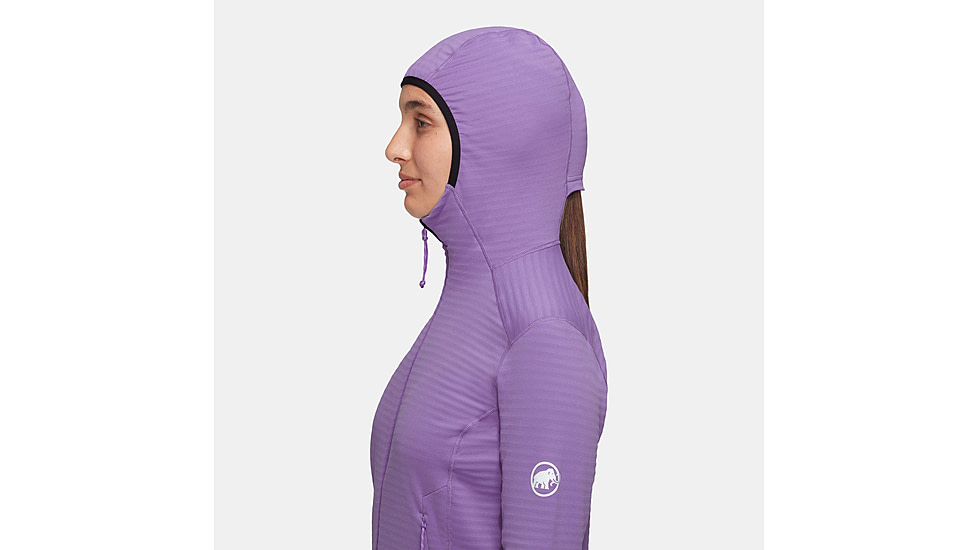 Mammut Taiss Light ML Hooded Jacket - Womens, Lavandin/Black, Small, 1014-04540-6441-113