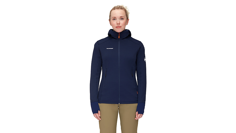 Mammut Taiss Light ML Hooded Jacket - Womens, Marine, XL, 1014-04540-5118-116