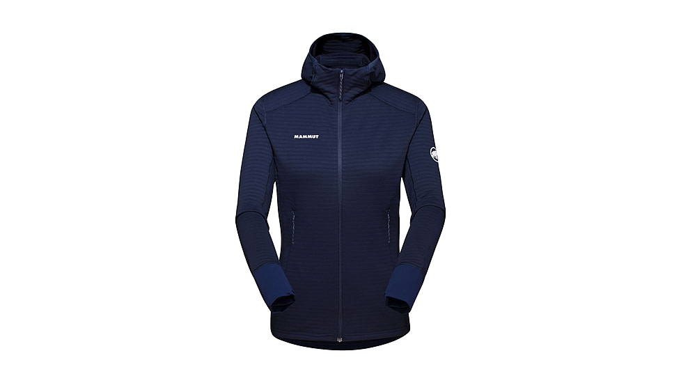 Mammut Taiss Light ML Hooded Jacket - Womens, Marine, XL, 1014-04540-5118-116