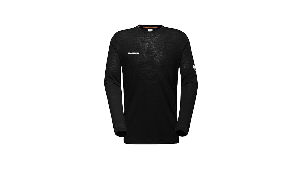 Mammut Tree Wool FL Longsleeve T-Shirt - Mens, Black, XXL, 1016-01690-0001-117