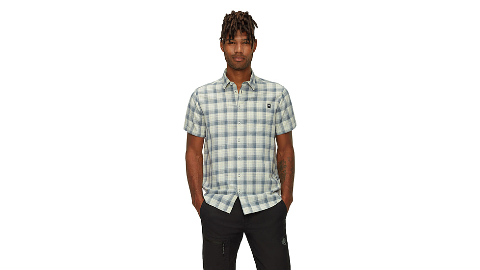 Mammut Trovat Summer Shirt - Mens, Silver Sage-Alvatern, M, 1015-01620-1299-114
