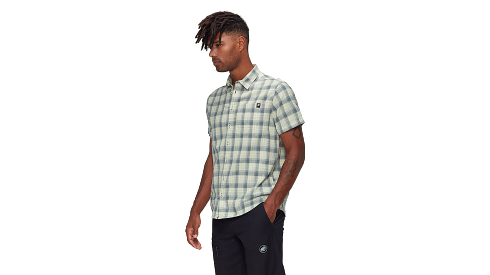 Mammut Trovat Summer Shirt - Mens, Silver Sage-Alvatern, M, 1015-01620-1299-114