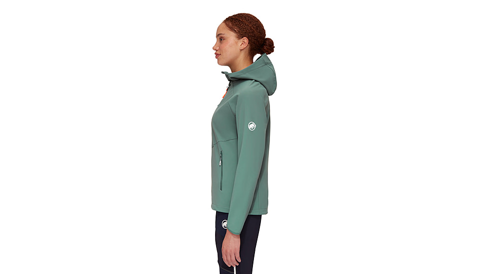 Mammut Ultimate Comfort SO Hooded Jacket - Womens, Dark Jade, Medium, 1011-01960-40236-114
