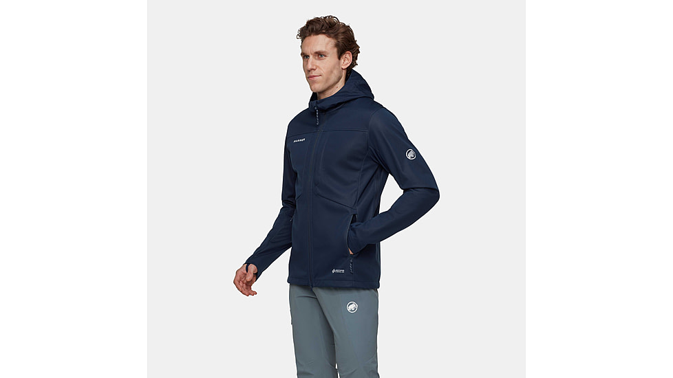 Mammut Ultimate VII SO Hooded Jacket - Mens, Marine, Medium, 1011-02670-5118-114